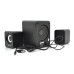 Колонки 2.1 Kisonli U-2900, для ПК і ноутбука, USB + 3.5mm, 5W + 2x3W, 20Hz- 20KHz, з сабвуфером, Black, BOX, Q40