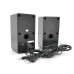 Колонки 2.0 Kisonli AС-9002BT, для ПК і ноутбука, живлення 220V + jack 3.5mm, 2x3W, 20Hz- 20KHz, з вбудованим підсилювачем, bluetooth, Black, BOX, Q30