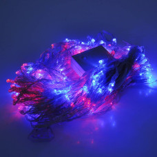 Гірлянда 500LED (Водоспад) Red / Green / Blue / Yellow, 8 режимів, 3 * 2метра, прозора ізоляція, BOX