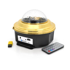 Світлодіодний музичний шар з пультом RHD-225, живлення від 220V, MP3, USB, Bluetooth, Box