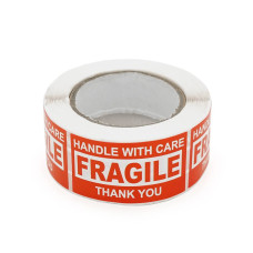 Наклейка на коробки "Fragile" для крихкого товару