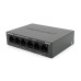 Комутатор POE Mercury MS06CP з 4 портами POE+ 2 порти UP-Link 100Мбіт, БП в комплекті, Q20