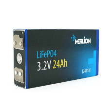 Осередок Merlion 3.2V 24AH для збирання LiFePo4 акумуляторів, (70х27х134) мм, Q20
