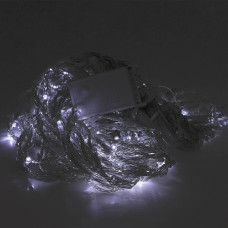 Гірлянда 400LED Водоспад (White), 8 режимів, 3*2метри, прозора ізоляція, BOX