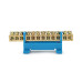Шина нульова 12 отворів під DIN-рейку Q25