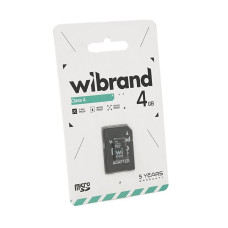 Карта пам'яті Wibrand microSDHC Class 4, 4GB