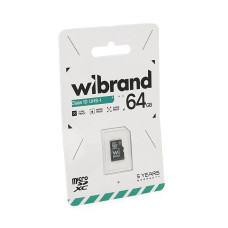 Карта пам'яті Wibrand microSDHC Class 10 UHS-I, 64GB