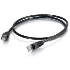 Патч-корд литий RITAR, UTP, RJ45, Cat.6, 3m, чорний, Cu (мідь) Q150
