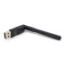 Бездротовий мережевий адаптер з антеною 10см Wi-Fi-USB LV / CL-UW07BT - 8723DU, 802.11bgn, 150MB, 2.4 GHz, WIN7 / XP / Vista / 2K / MAC / LINUX, Blister Q