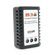 Зарядний пристрій B3Mini для літієвих акумуляторів 2S-3S DC 7.4V/11.1V 750mA/Max, з індикацією, BOX + перехідник