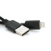 Кабель iKAKU KSC-698 XIANGSU Smart fast charging data cable for iphone, Black, довжина 2м, BOX