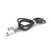 Кабель iKAKU KSC-723 GAOFEI smart charging cable for iphone, Black, довжина 1м, 2.4A, BOX
