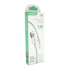 Кабель iKAKU KSC-723 GAOFEI smart charging cable for iphone, Green, довжина 1м, 2.4A, BOX