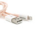 Кабель iKAKU KSC-723 GAOFEI smart charging cable for iphone, Pink, довжина 1м, 2.4A, BOX