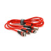 Кабель KSC-296 TUOYUAN charging data cable 3 in 1 Micro / Iphone / Type-C, довжина 1м, Red, BOX