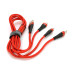 Кабель KSC-296 TUOYUAN charging data cable 3 in 1 Micro / Iphone / Type-C, довжина 1м, Red, BOX