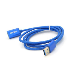 Подовжувач KAKUSIGA KSC-753 ZUOFEI USB AM/AF USB3.0 Charging Data Extension Cable, 1,2m, Black, Box