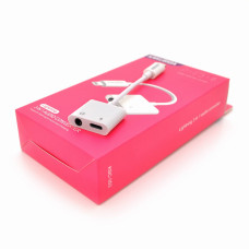 Аудіоконвертор iKAKU KSC-353 ANFENG 2 in 1 audio converter Lightning, Box