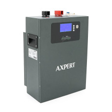 Аккумуляторная батарея AXPERT LiFePO425.6V 100Ah, 2,56kWh, BMS100A, CAN2.0/RS232/RS485, 6000 cycles 300x148x42023,5 kg