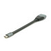 Конвертер Type-C (тато)/HDMI(мама), 18cm, плоский, Black-gray