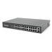 24х портовий PoE комутатор ONV-H1024PLS 24 порти РоЕ 100 Мбіт + 2 Uplink 1000 Мбіт, до 250м, IEEE802.3af/at, загальна потужність 250Вт