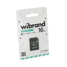 Карта пам'яті Wibrand microSDHC Class 10 UHS-I, 16GB