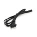 Кабель живлення 1.8m, 0.75mm, PC-184/2 CEE7/16-C7-1CM8155 2 pin (для побутової техніки), Black, OEM, МЕДЬ!!!