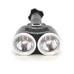 Ліхтар підствольний Bailong BL-Q2822, 2LED Cree XML-T6, 6W, кабель з кнопкою, 2х18650/8800mah, Black, IP56, СЗУ+АЗУ, 206х65х32х26мм, BOX