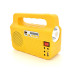Переносний ліхтар RT908BT+Solar, 1+1 режим, Радіо+ Bluetooth колонка, вбудований акум, 3 лампочки 3W, USB вихід, Black/Orange