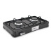 Газова плита Floria ZLN7128, 2 комфорки, Black