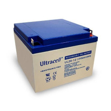 Акумуляторна батарея Ultracell UL26-12 AGM 12V 26 Ah(167x 175 x 125) White Q1/180