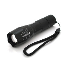 Ліхтарик ручний Bailong BL-A-5, Led-CREE Q5, Zoom, 4 реж., корпус-алюміній, водостійкий, ударостійкий, живлення 18650 (немає в комплекті), IP40, BOX