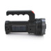 Ліхтар пошуковий USHL-828, 1LED T6+COB, 3W, 3+1 режими, 1200mah, Black, IP40, USB кабель+Solar, 150х60х90мм, BOX