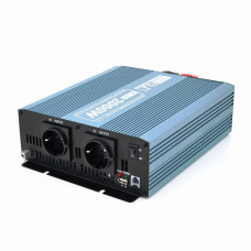 Інвертор напруги Mexxsun MXS-2000, 12V/220V, 2000W з модифікованою синусоїдою, 2 Shuko, клемні дроти, Q4