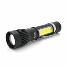 Ліхтарик ручний Watton WT-028, Cree T6+16SMD, 3 реж., ZOOM, 6800mAh акумулятор, зарядка microUSB,IP44. 135 х 30 х 20. BOX