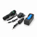 Ліхтар ручний Watton WT-037, 1LED Cree Q5, 3W, 3 режими, ZOOM, 18650/2800mah (перехідник 3*AAA), Black, IP44, СЗУ, 132х34х28мм, BOX