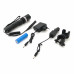 Ліхтар підстовбурний Watton WT-040, 1LED CREE Q5, 3W, 3 режими, кабель з кнопкою, ZOOM,18650 /ААА/6800mah, Black, IP40, СЗУ+АЗУ, 160х40х30мм, BOX