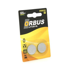 Батарейка літієва Orbus CR2032, 2 шт у блістері, ціна за блістер