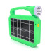 Ліхтарик переносний JA-2002+Solar, 3+1 режим, лампочка, вбудований акумулятор, Blister