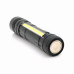 Ліхтарик Bailong BL-26+COB, Zoom, 3 режими, алюміній, компас, акум 18650, USB кабель, магніт, СЗУ, BOX