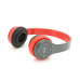 Бездротові навушники Bluetooth P47 Led, Red/Silver