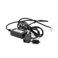 Конвертер USB2.0(F),DC 5V, Black, OEM