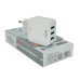 Набір 2 в 1 СЗУ With Iphone Cable 110-240V MY-A303, 3 x USB, 5V/15W, Output: 5V/3.1A, White, Box, Q25