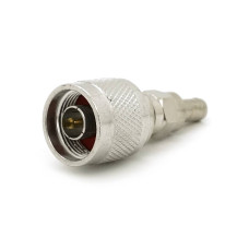 Роз'єм N Type Male під обтиск на кабель RG6/RG5/LMR300/RG304/РК-75/5D-FB ціна за 1 шт