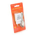 Набір BOROFONE BA68A СЗУ 1xUSB+ кабель Type-C, 2.1A, 1м, White, Blister