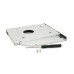 Адаптер підключення HDD 2.5'' 9.5 mm у відсік привода ноутбука SATA/mSATA (HDC-25), корпус aluminum, Blister, Q100