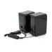 Колонки Kisonli X20BT, 2x10W, USB/RGB light/BT, DC: 5V/1-2A, Black, BOX, Q15
