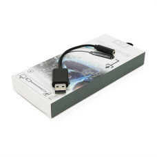 Перехідник для навушників KIN KY-210 USB2.0(M)-Jack3.5(F), Mix color, Box