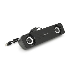Колонки 2.0 Kisonli i-610, для ПК і ноутбука, USB + 3.5mm, 2x3W, 20Hz- 20KHz, Black, BOX, Q60