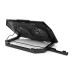 Підставка для ноутбука IceCoorel N10, 10-18", 2*125mm 1400±10% RPM, корпус пластик+алюміній, 2xUSB 2.0+LCD display+підставка для мобільного телефону